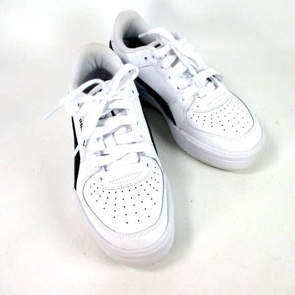 NEW PUMA Big Kids CA Pro Classic Sneaker 4.5 White Leather with Black NIB - Picture 15 of 16